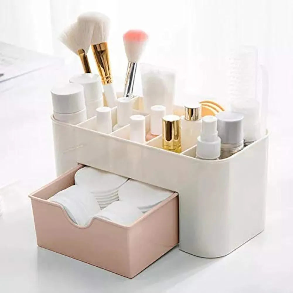 Plastic Make Up Brush Storage with Drawer