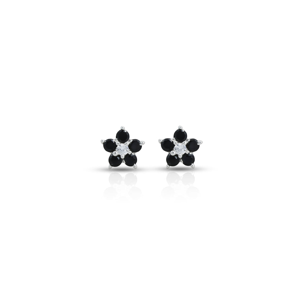 Flower Zircon Studs