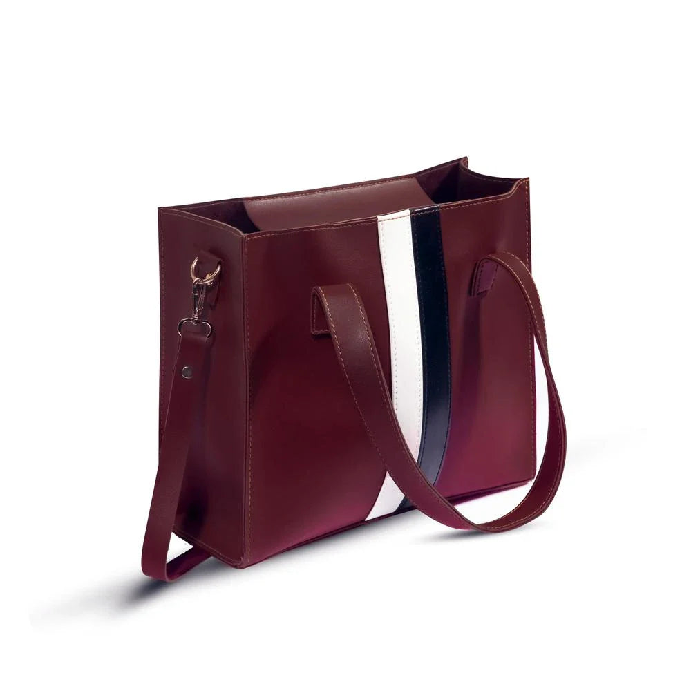 Chic Maroon HandBag